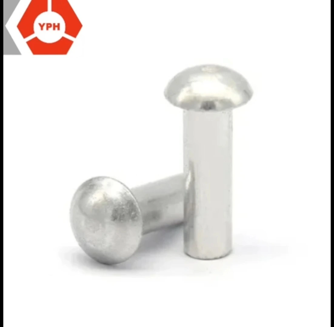 Wholesale Low Price GB867 Wholesale Manufacturing Stainless Steel Metal Hand Knocking Round Head Rivet Solid Rivet 1
