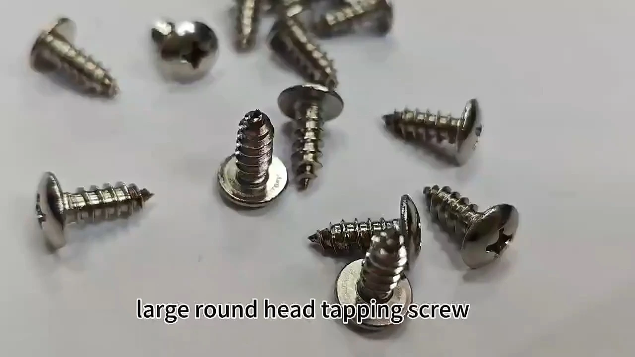 Tornillos para madera de titanio Tornillos para clavos autoperforantes de cabeza plana grande - Estándar JIS 1