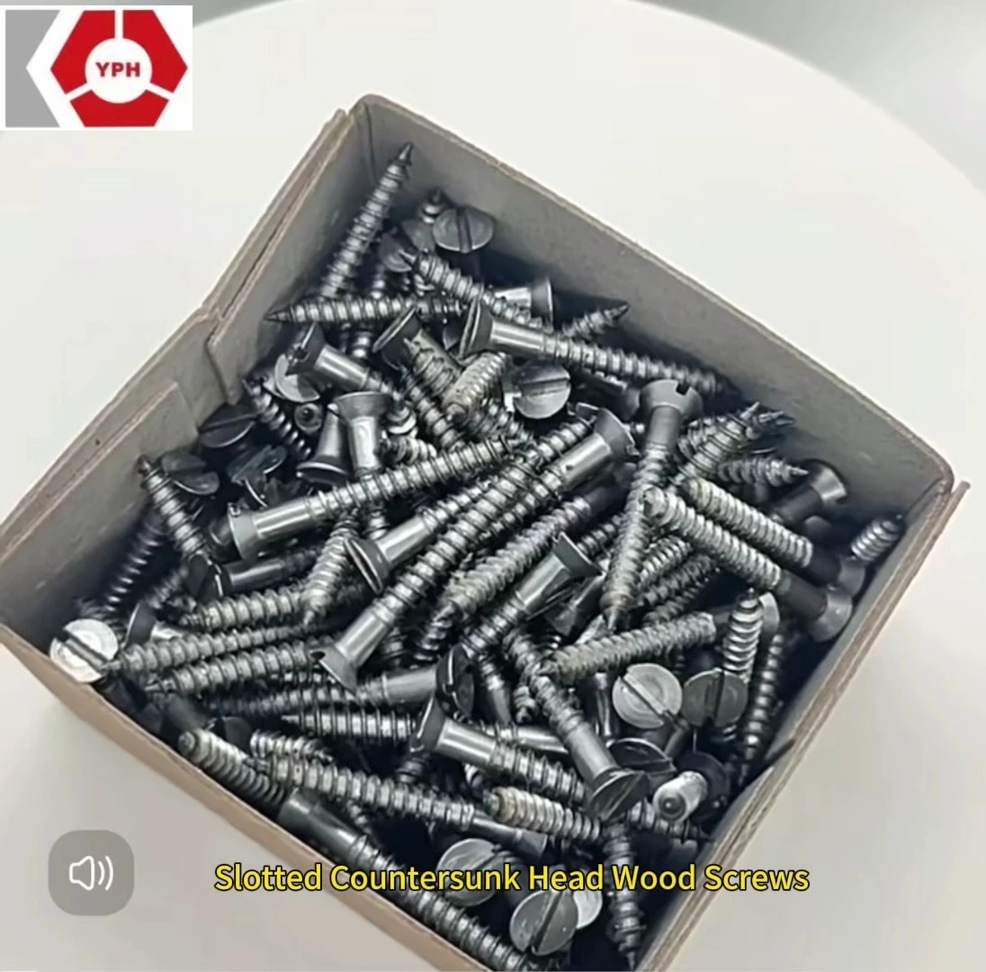 DIN 97, todos los tornillos para madera con cabeza avellanada ranurada de alta calidad y varios tamaños, con venta directa de fábrica 1