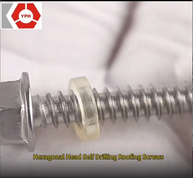 Tornillo para techos autoperforante con cabeza hexagonal galvanizada - Metal de alta calidad 1