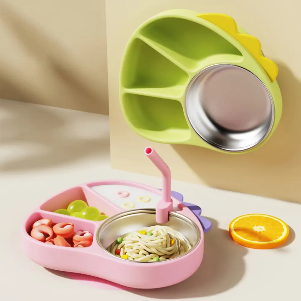 Customizedsilicone Feeding Spoon for Marketplace Customized Color 100% Food Grade Silicone 4