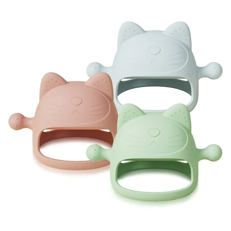 Anneaux de dentition mignons en silicone sans BPA pour bébé - Produit de dentition personnalisé en gros 1