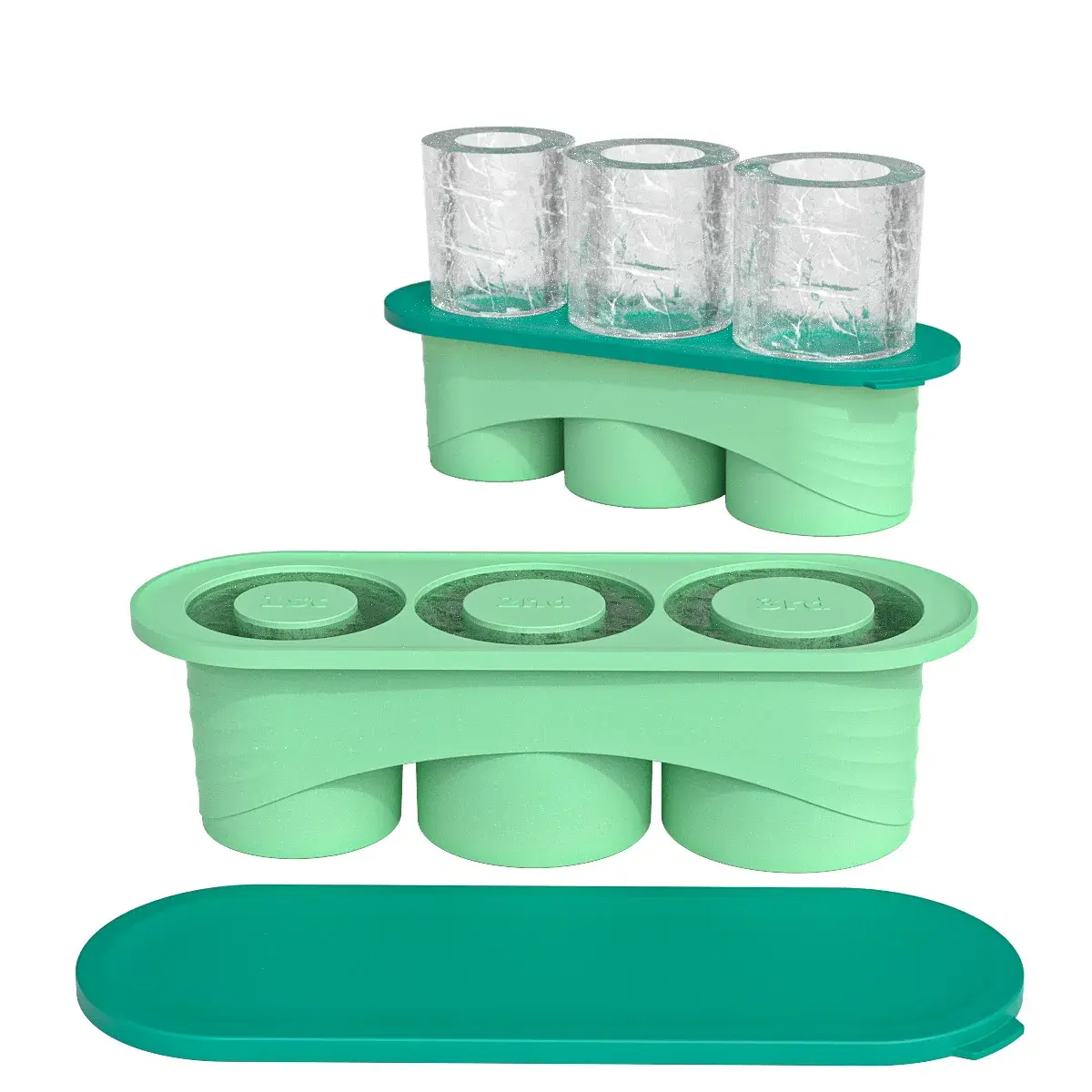 For Marketplace Black Silicone Kitchen Utensil Set Making Ice Cubes by VTOP 4