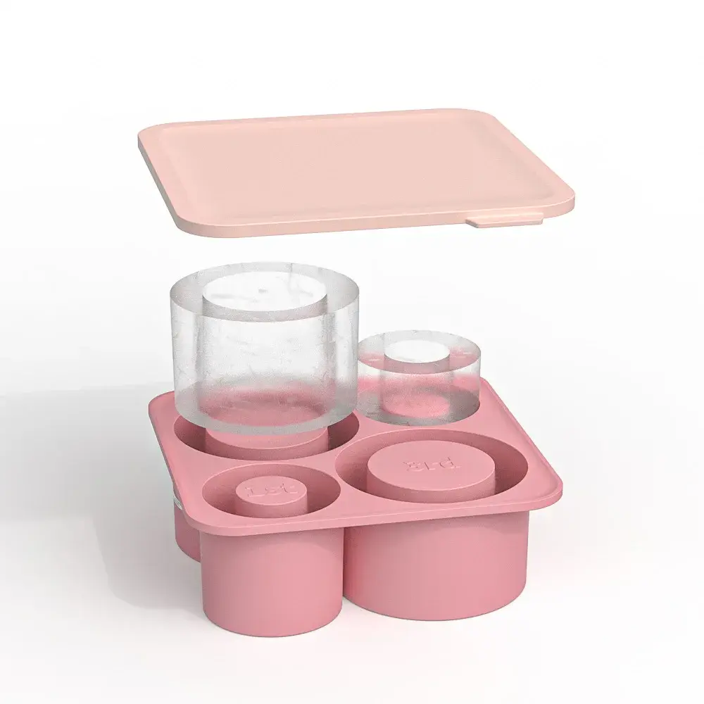 For Marketplace Black Silicone Kitchen Utensil Set Making Ice Cubes by VTOP 7