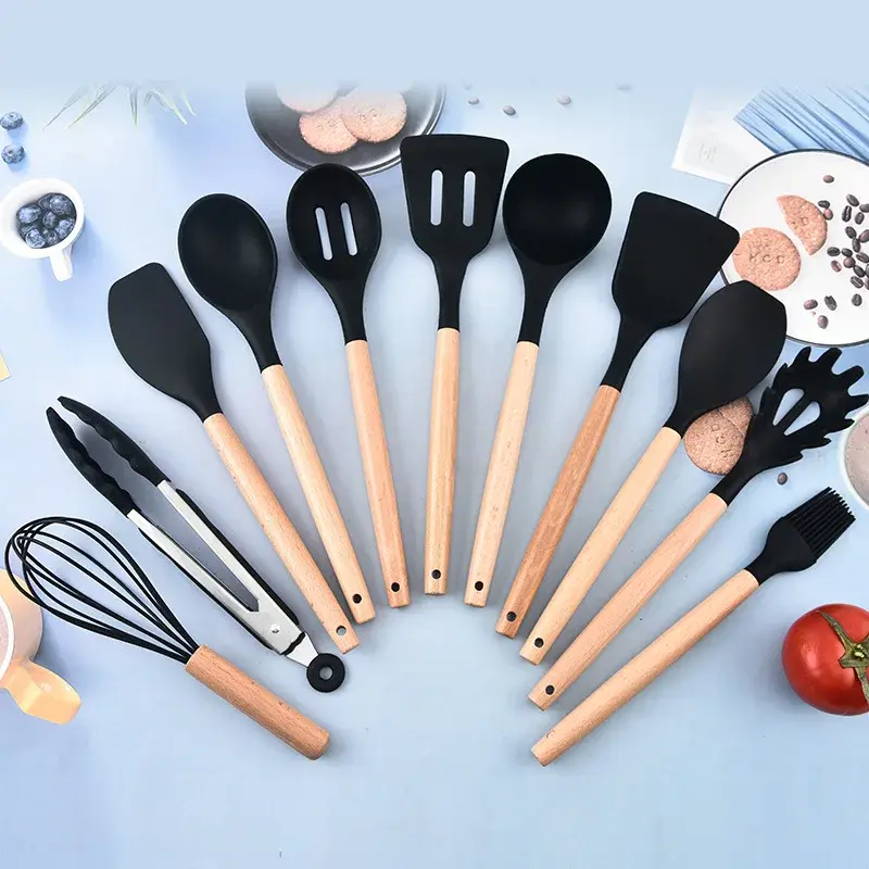 Pastel Silicone Kitchen Utensils for Marketplace Customizabledirectly Sale 5