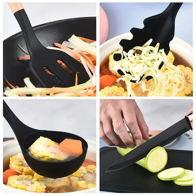 Pastel Silicone Kitchen Utensils for Marketplace Customizabledirectly Sale 3