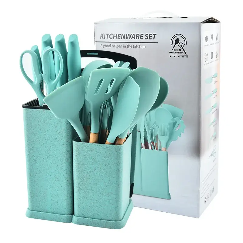 Pastel Silicone Kitchen Utensils for Marketplace Customizabledirectly Sale 6