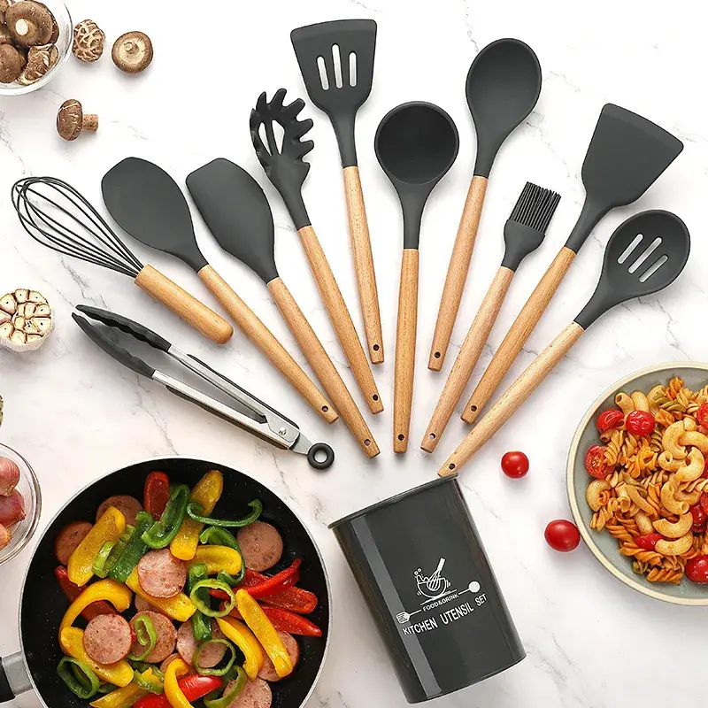 For Marketplace High Quality Silicone Kitchen Utensils Silicone by VTOP 6