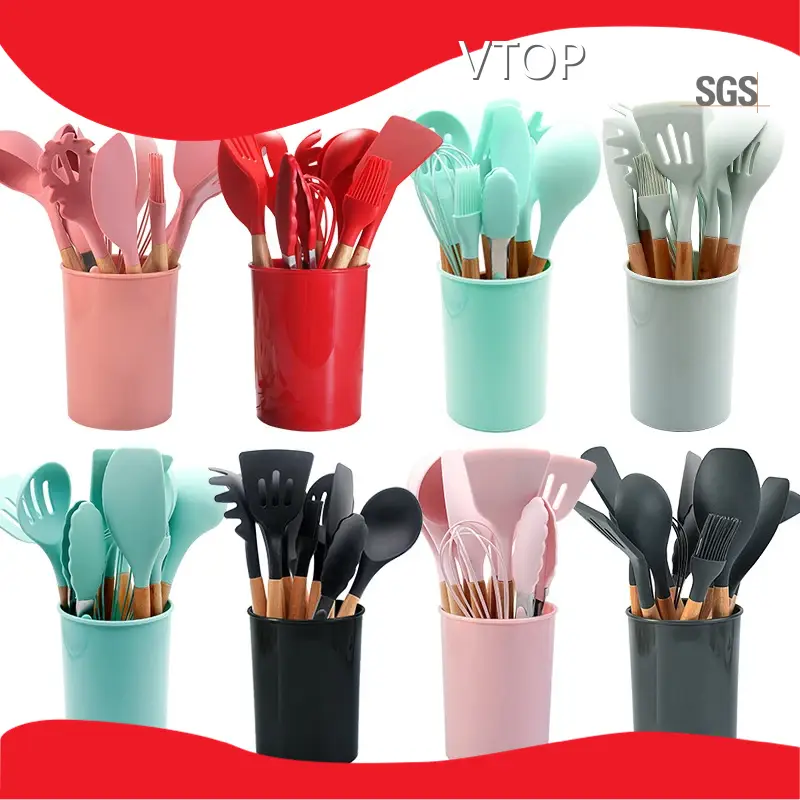 For Marketplace High Quality Silicone Kitchen Utensils Silicone by VTOP 1