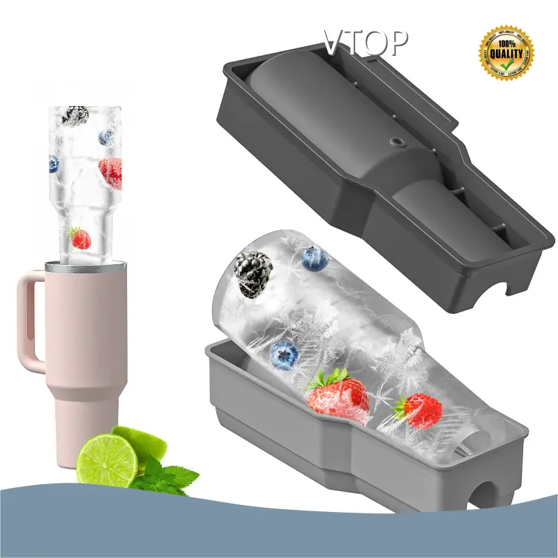 For Marketplace Black Silicone Kitchen Utensil Set Making Ice Cubes by VTOP 1