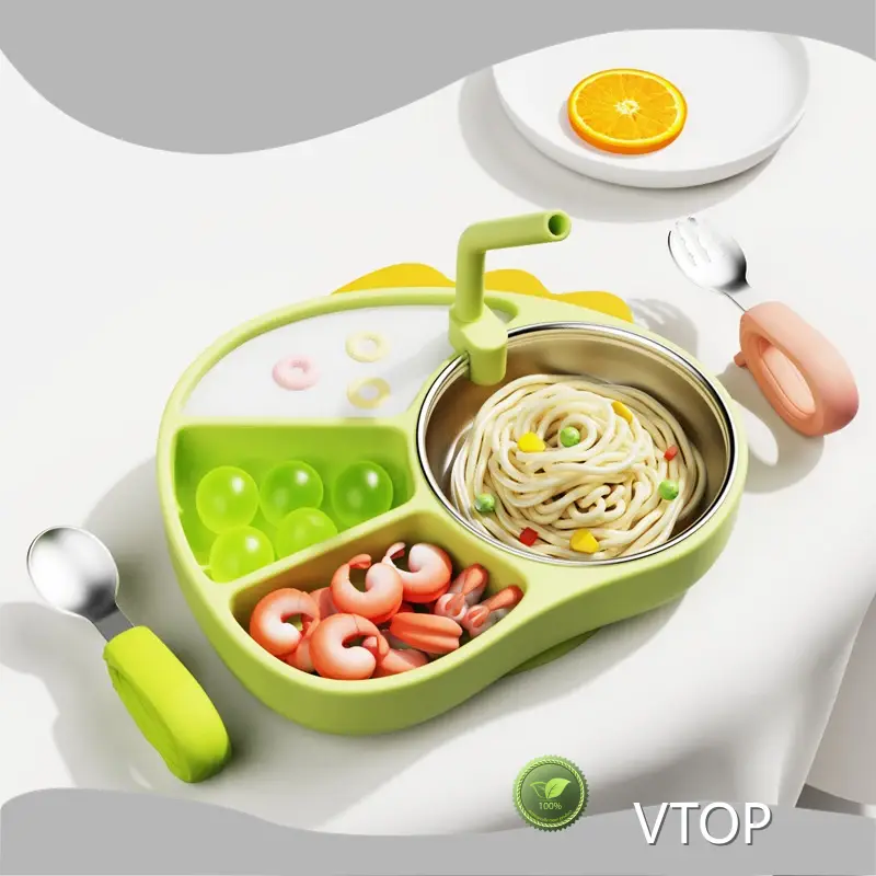 Customizedsilicone Feeding Spoon for Marketplace Customized Color 100% Food Grade Silicone 1