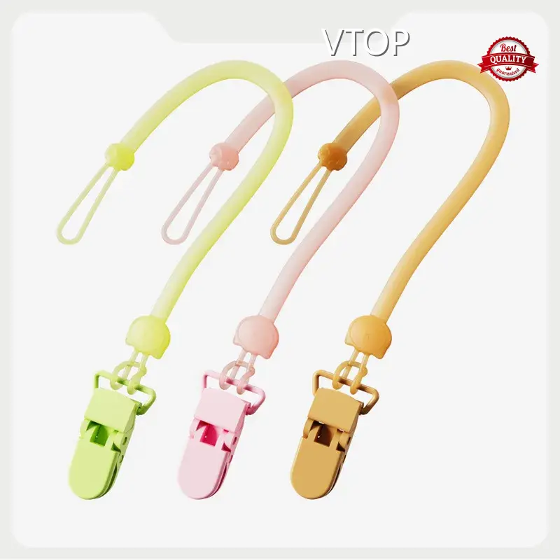 Pacifier Clips with Names Vtop Animalcompany 1
