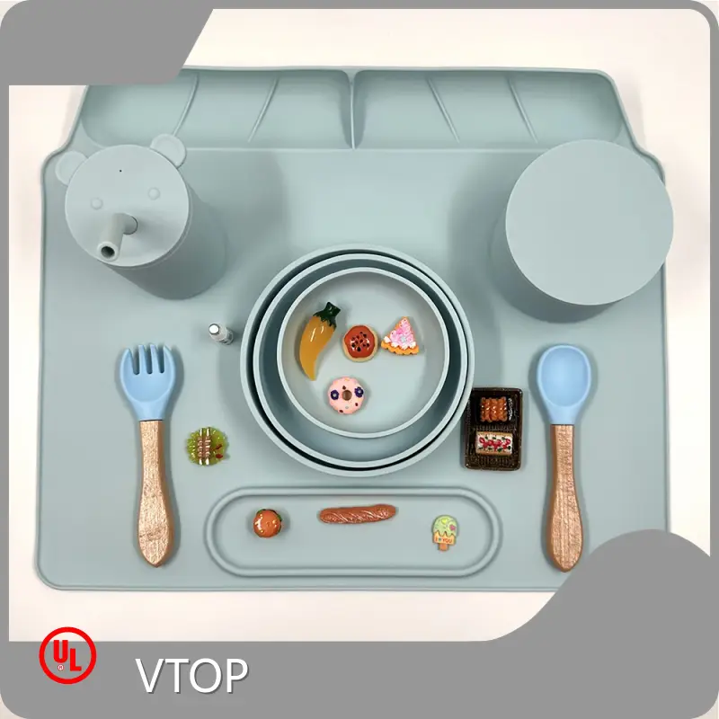 VTOP Electric Baby Feeding Dish Silicon Electric Baby Feeding Dishwith Good Price 1