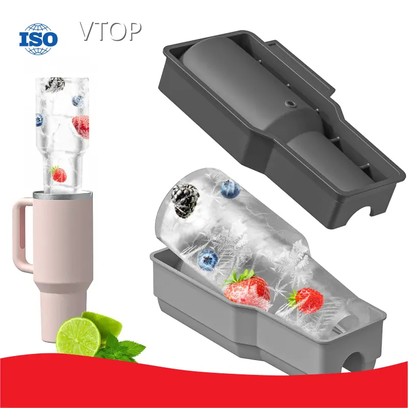 Top Silicone Ice Mold with Lid Supply for Home 1