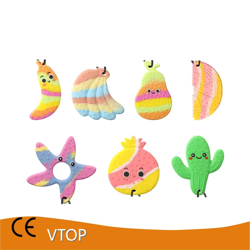Oem & Odmbest Teether for Babies for Home Soothing Baby's Teething Pain Customize Logo 1
