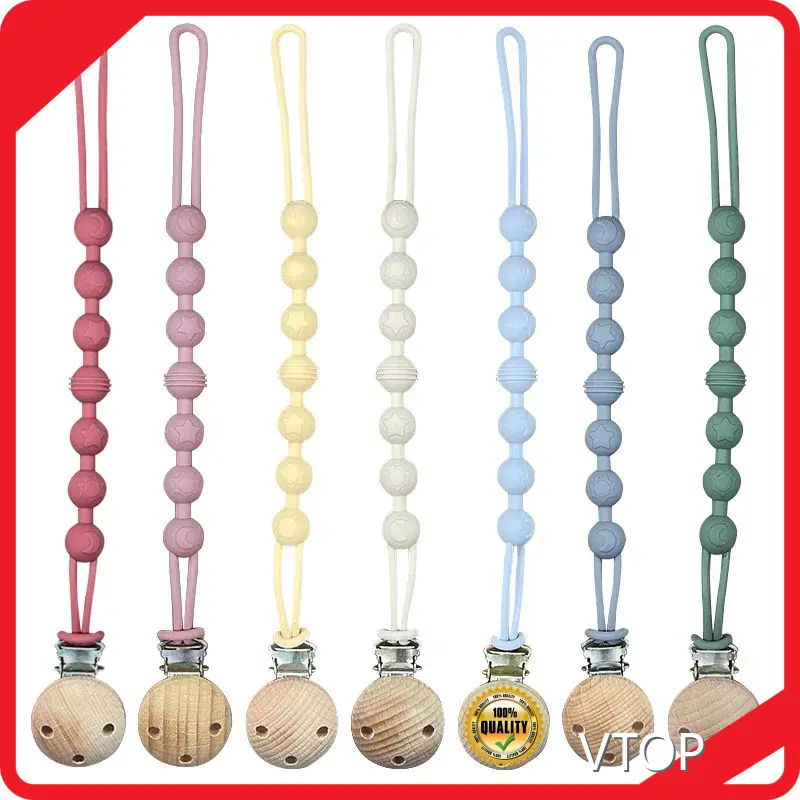 For Marketplace Personalized Pacifier Clips with Name NO by VTOP 1