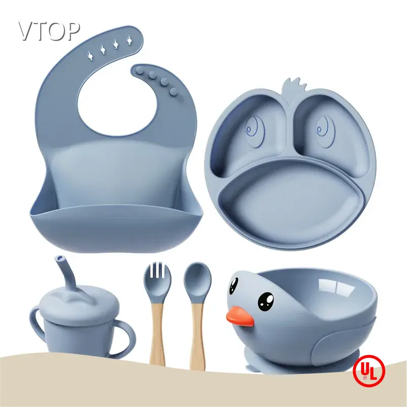 For Sale Personalized Baby Feeding Set Baby Tableware by VTOP 1