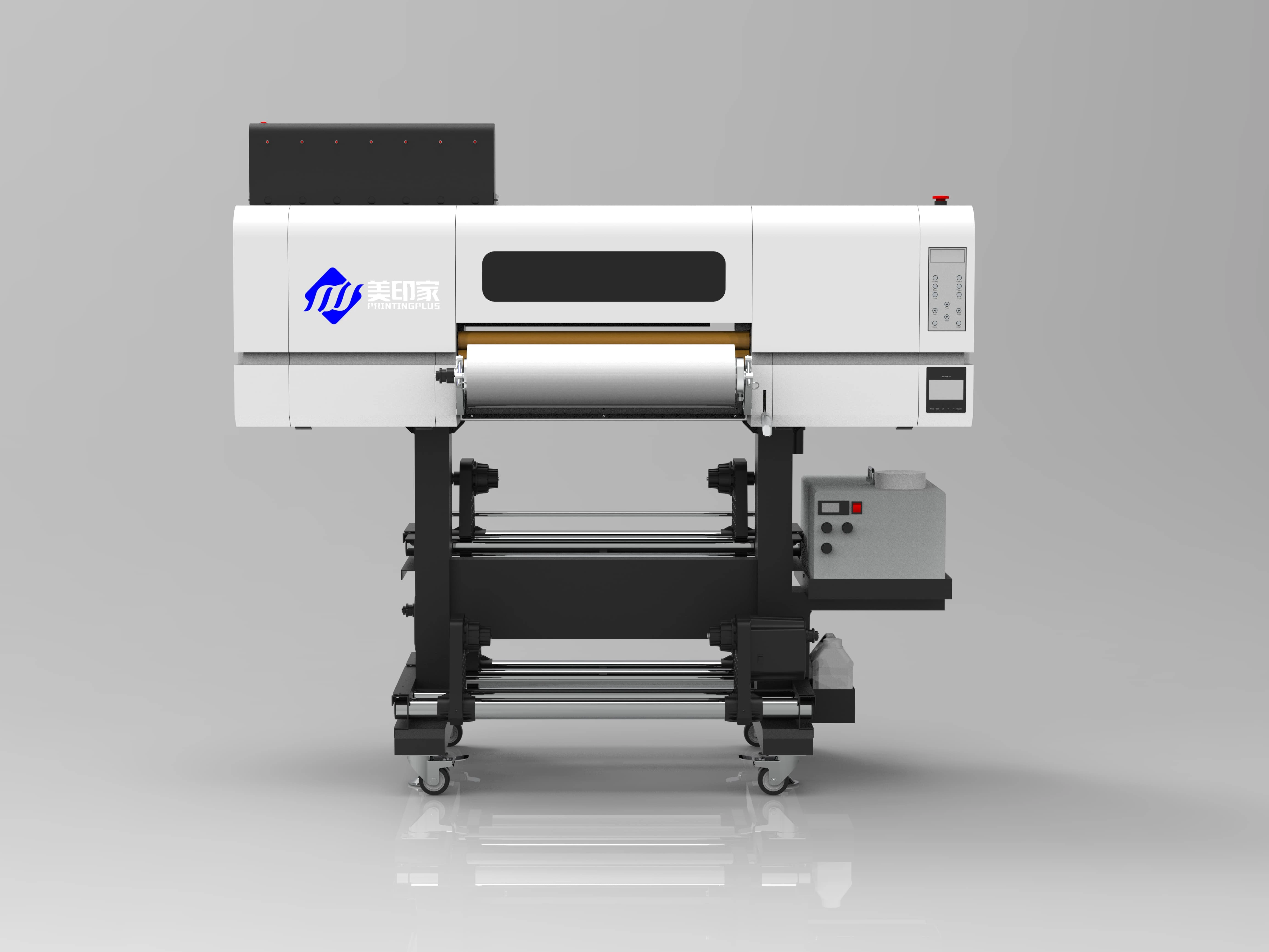 Impresora de cristal UV estándar integrada con rollo recubierto de impresión 1