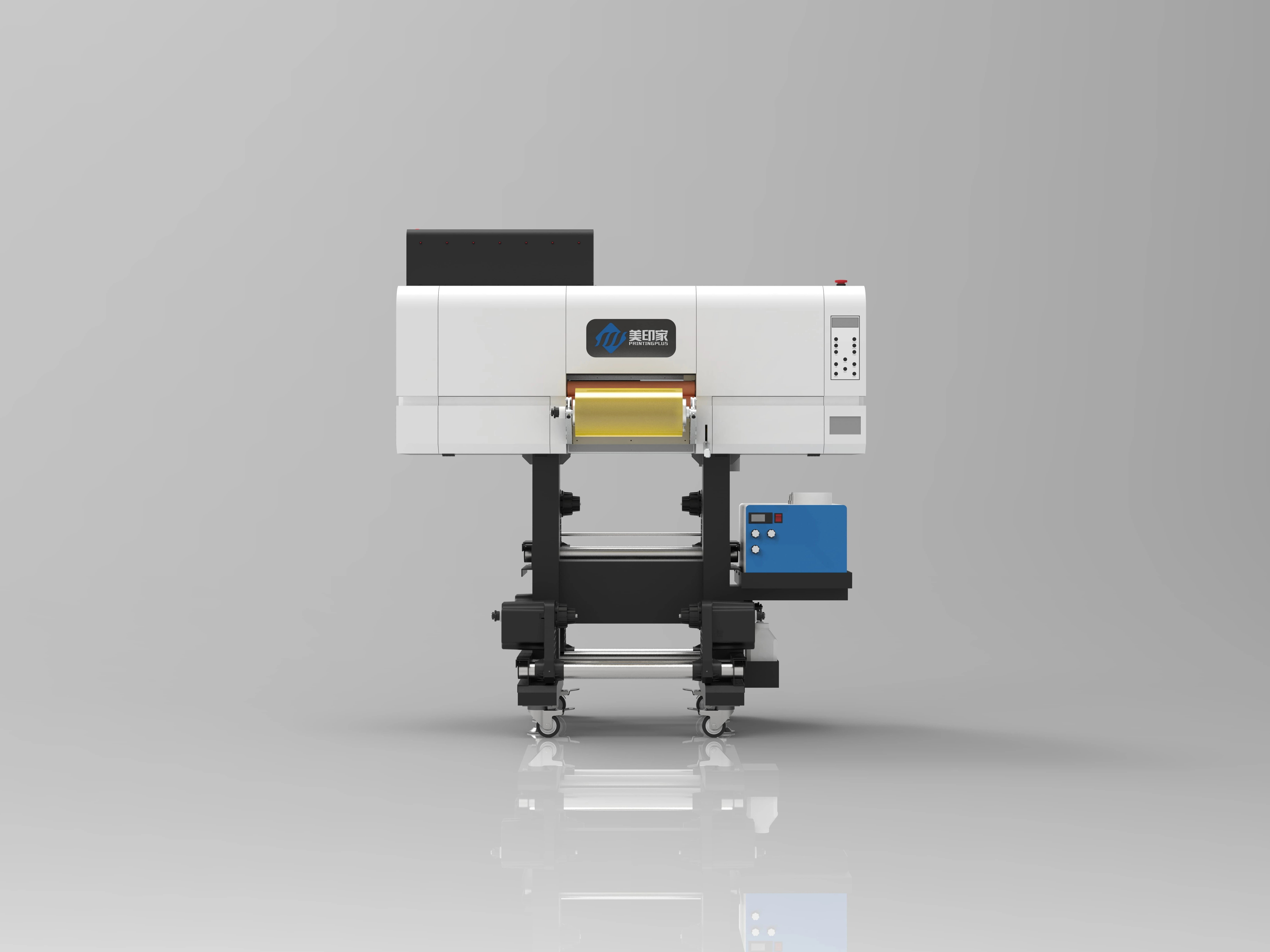 Desempenho de alto custo da impressora de cristal UV padrão de 3 cabeças 1