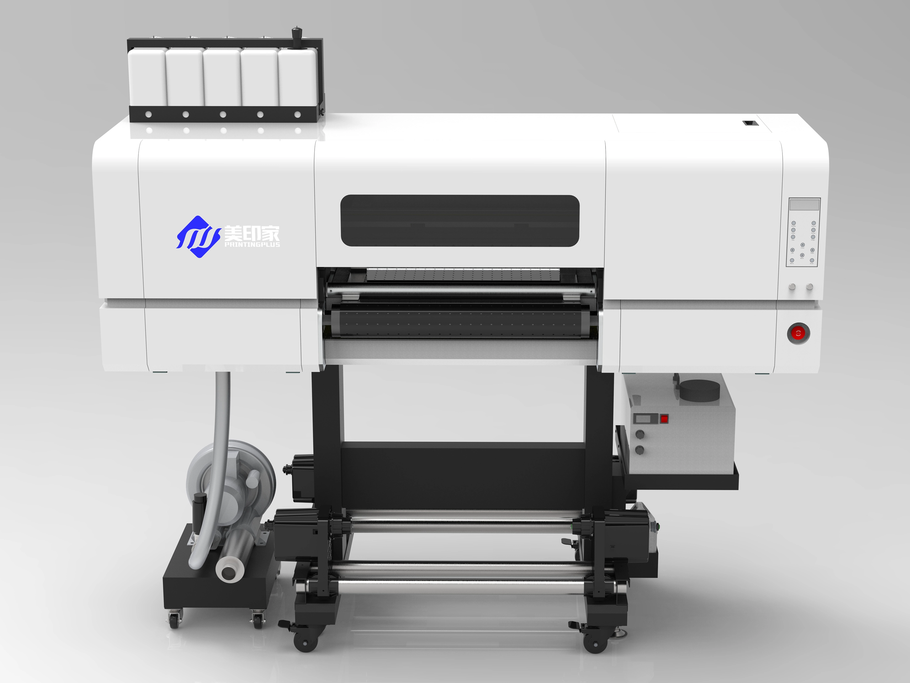 Effizienter 4-Kopf-Multifunktions-UV-Bandführungsdrucker 1
