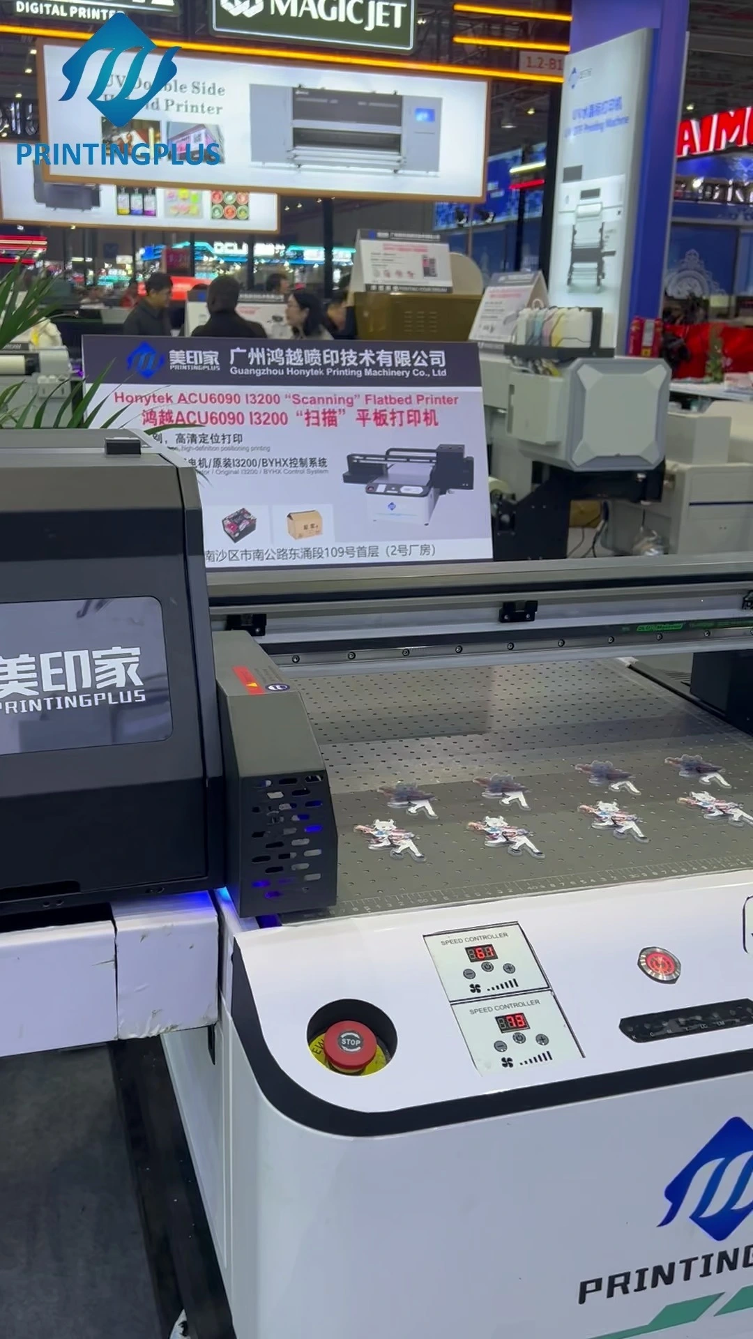 ACU6090 UV Flatbed Printing Machine with THK Guide Rail for Industrial Use 1