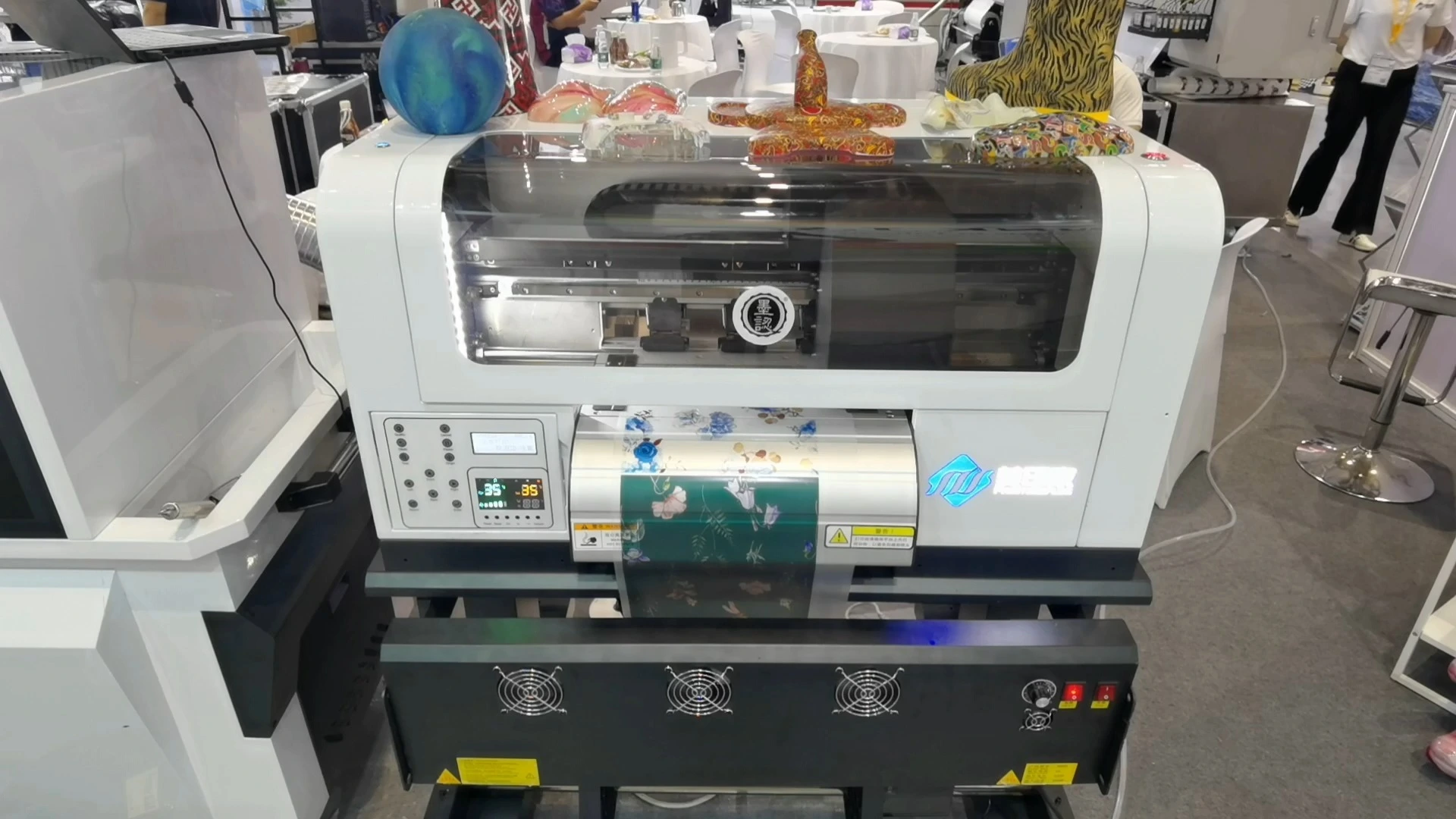 60cm dual-head high-efficiency four-color water transfer printing machine for production 1