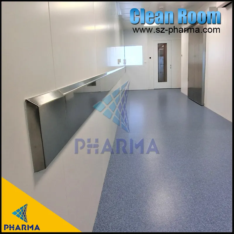 Sala limpia de laboratorio modular ISO 5-8 personalizada con PARED de PVC 2