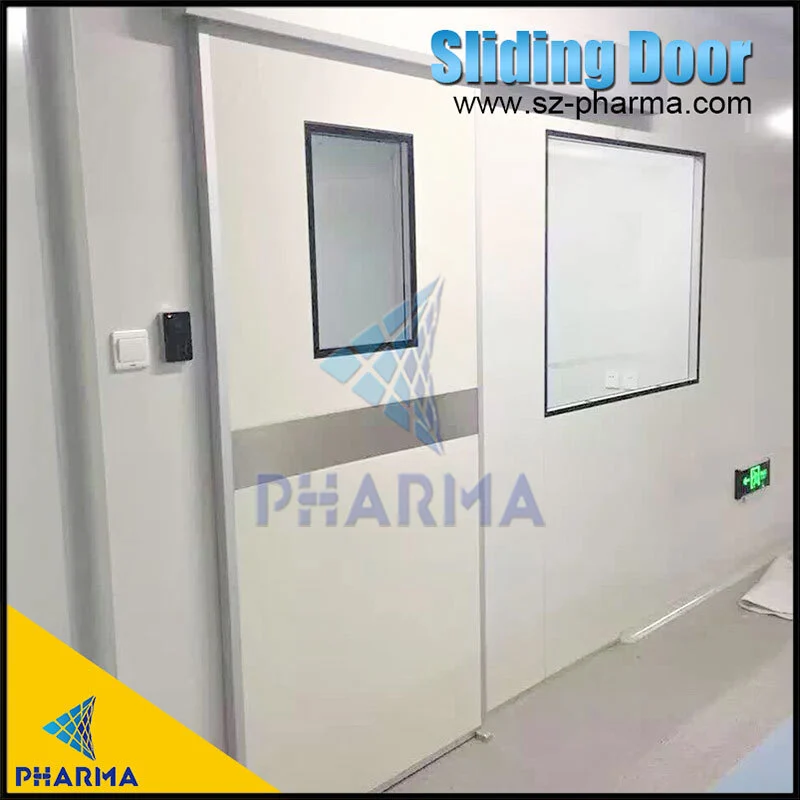 Puerta hermética eléctrica corrediza usada para salas limpias para hospitales/médicos/farmacéuticos 1