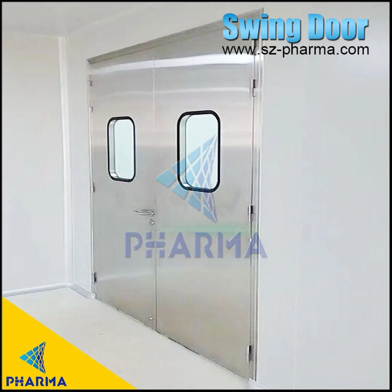 Puerta de sala limpia de control automático tipo botón 1