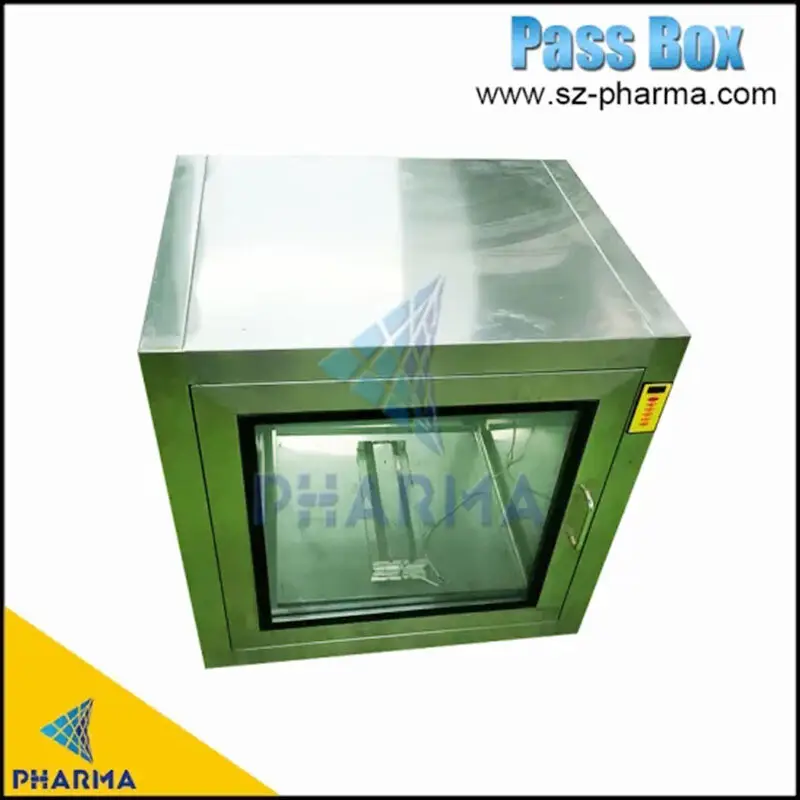 Static dynamic interlocking clean room equipment pass box 4