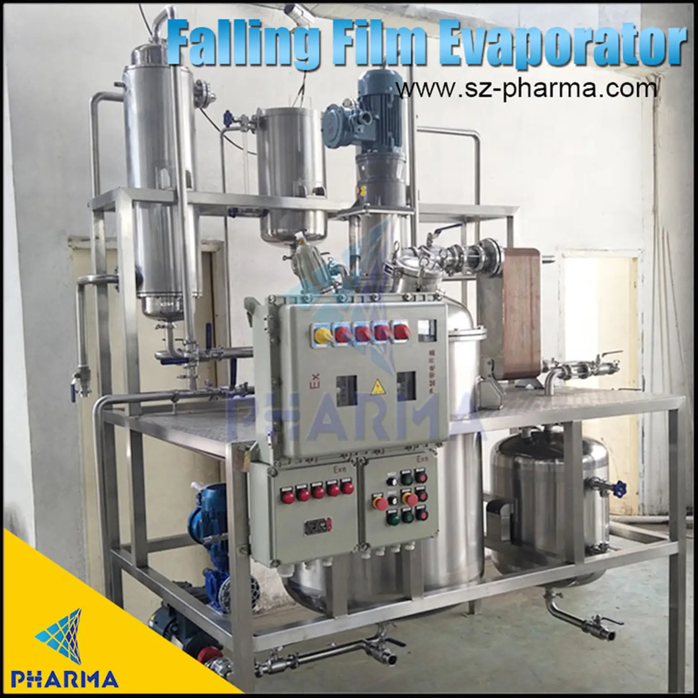 Machine à film tombant de solvant à basse température de vaporisateur de récupération d'éthanol
