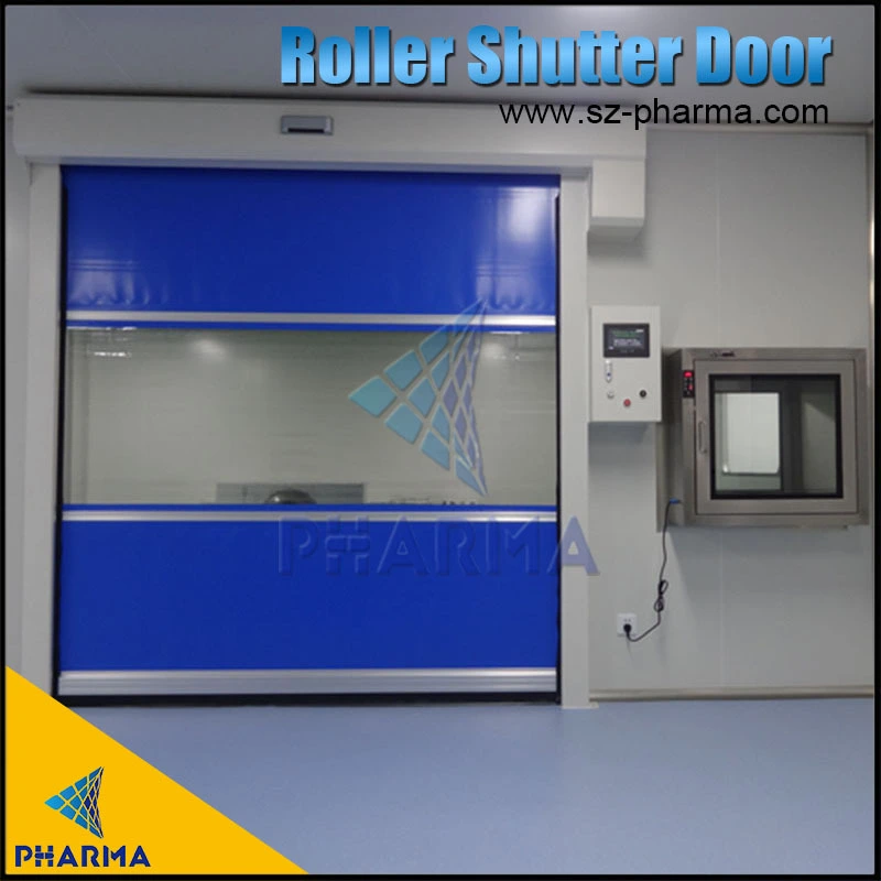 Puerta enrollable rápida de PVC para automóvil eléctrico 1