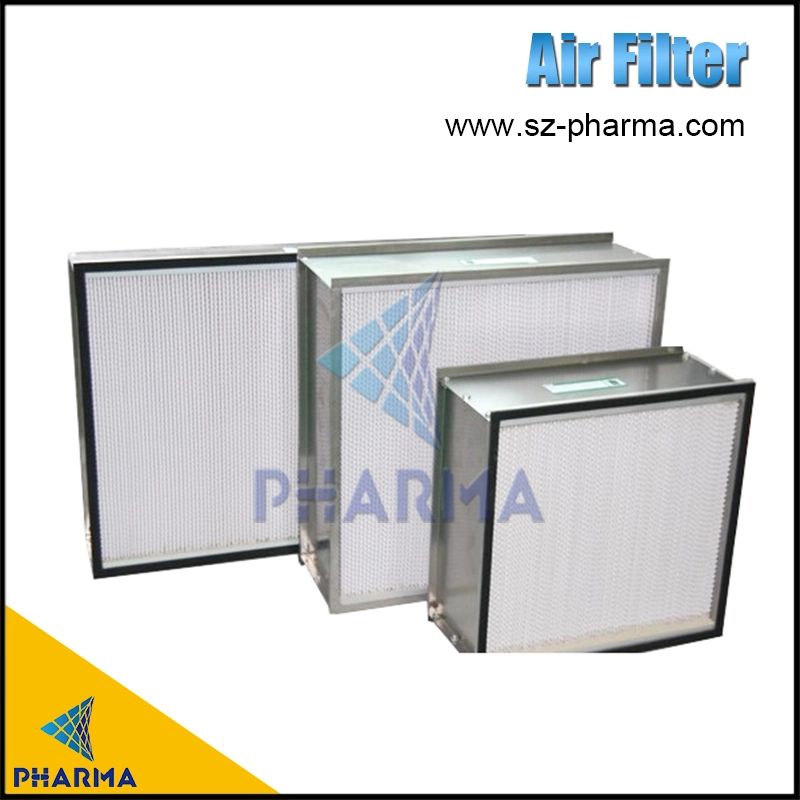 Metal Frame Deep Pleat HEPA Air Filter 1