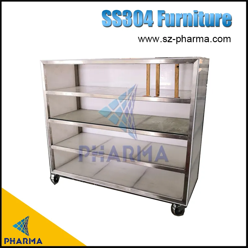 Stainless steel furniture SS 304 desk for air clean room 1