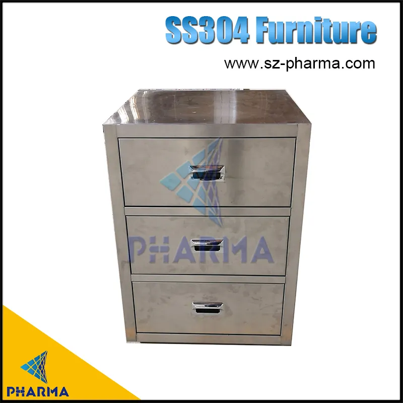 Stainless steel furniture SS 304 desk for air clean room 3