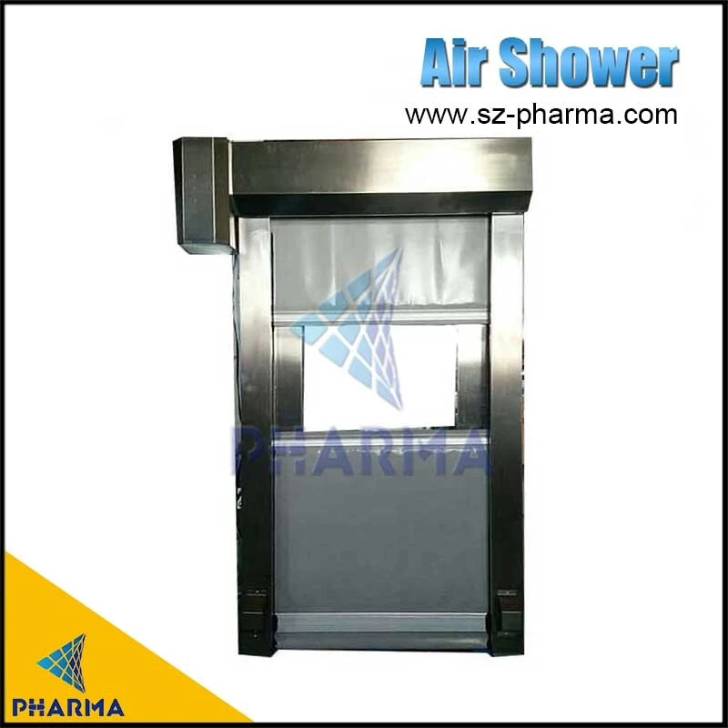Chuveiro de ar com porta de rolamento rápido 1