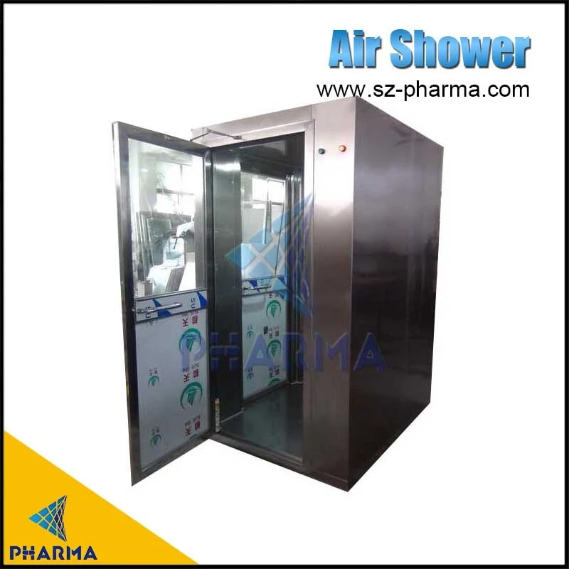 Fingerprint lock cleanroom air shower 1