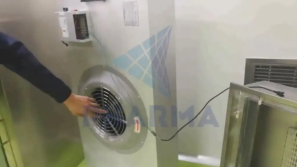 Unidad de filtro de ventilador farmacéutico con filtro Hepa