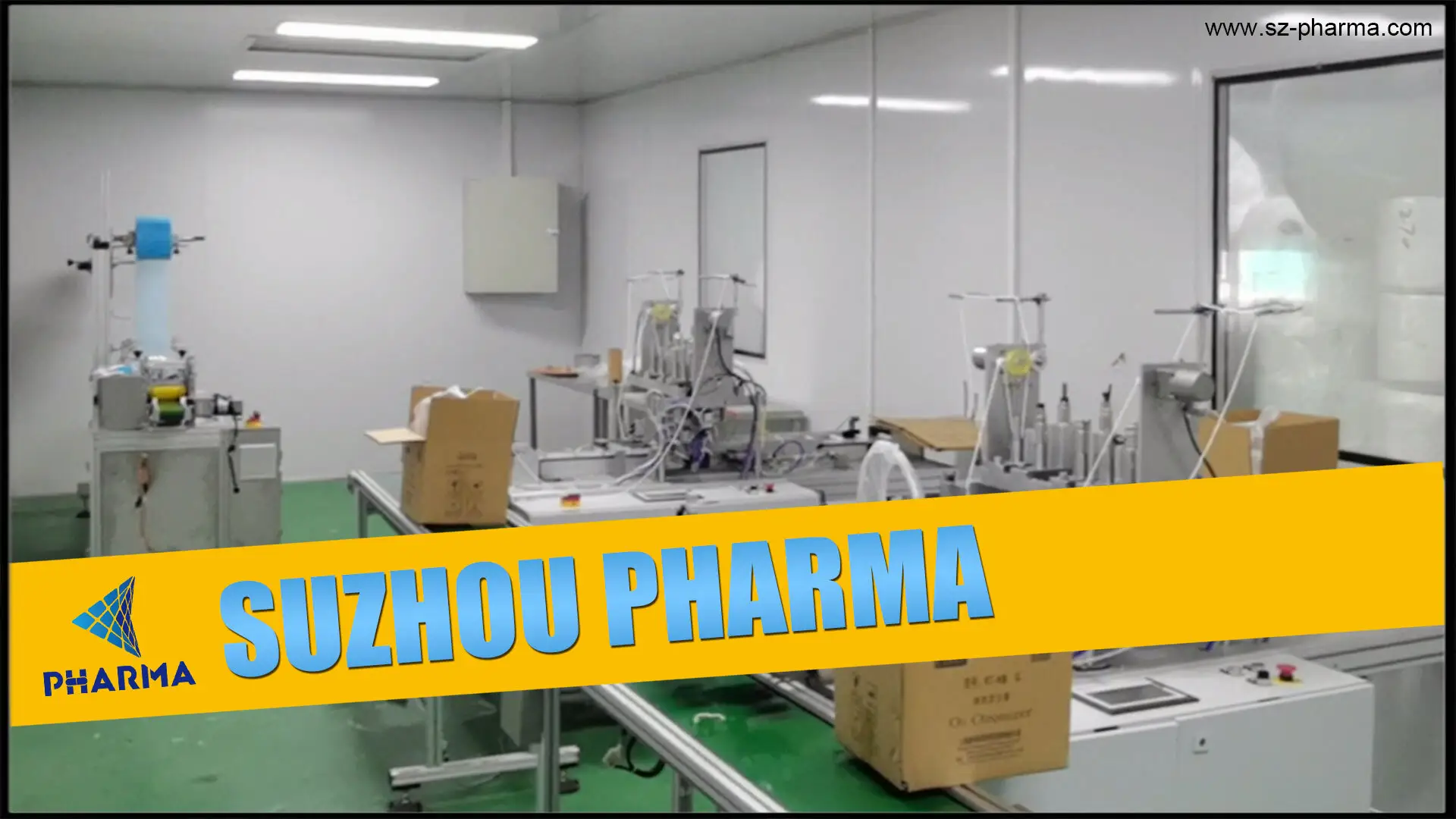 Campo de fábrica de máscaras ISO8/sala limpia de productos de protección con solución de diseño de ingeniería