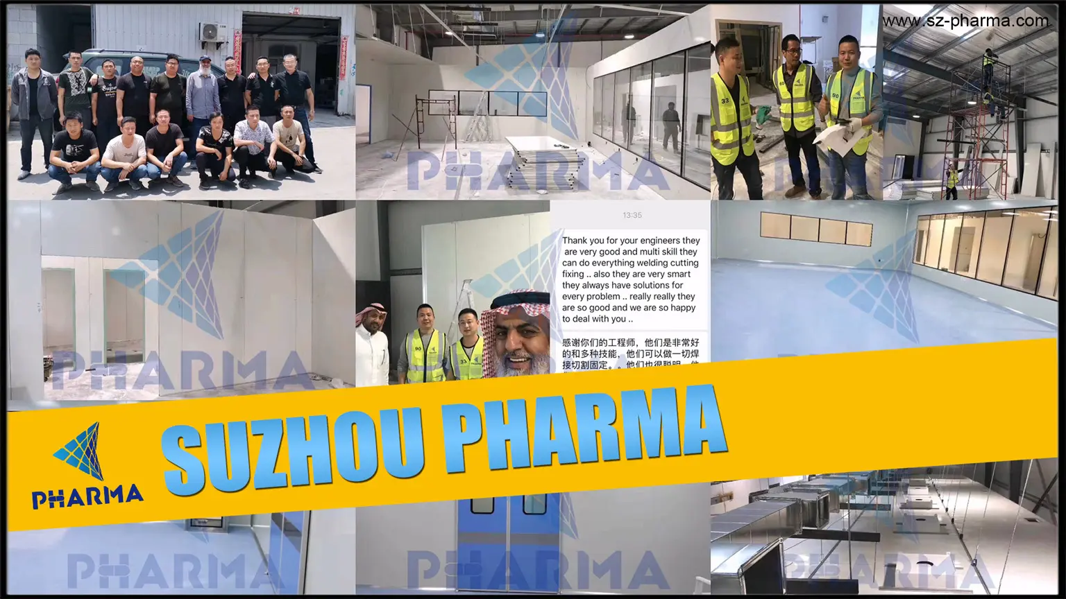 Reinraum der Pharmaindustrie in Saudi-Arabien