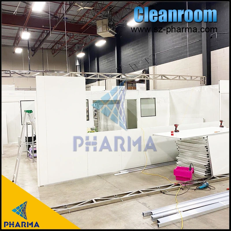 Projeto de sala limpa de vestiário modular SZ-Pharma 1