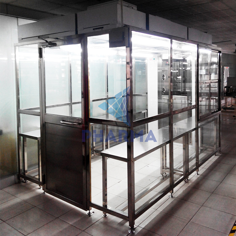 product-Dust Free Room Portable Clean Booth,Modular Cleanroom With PVC Curtain-PHARMA-img-1