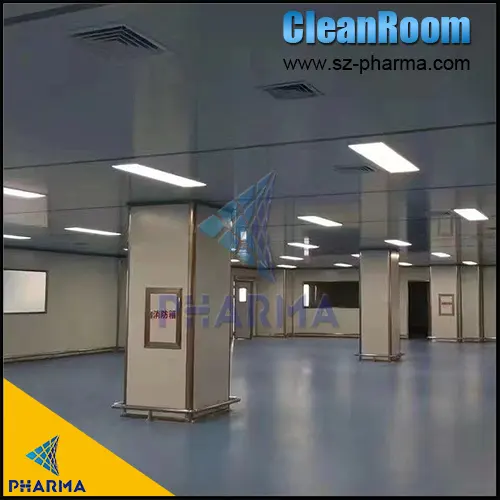 Customized GMP ISO8 class 100000 laminar flow clean rooms 4