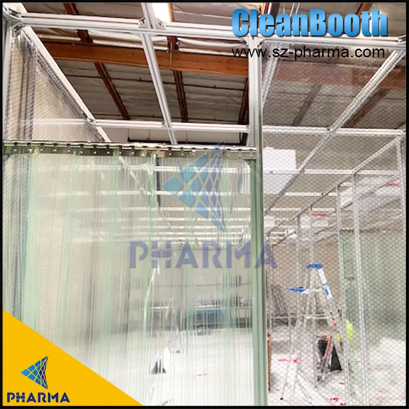 DIY Modular Cleanroom Size 4970 X 6100mm with dressing room 2