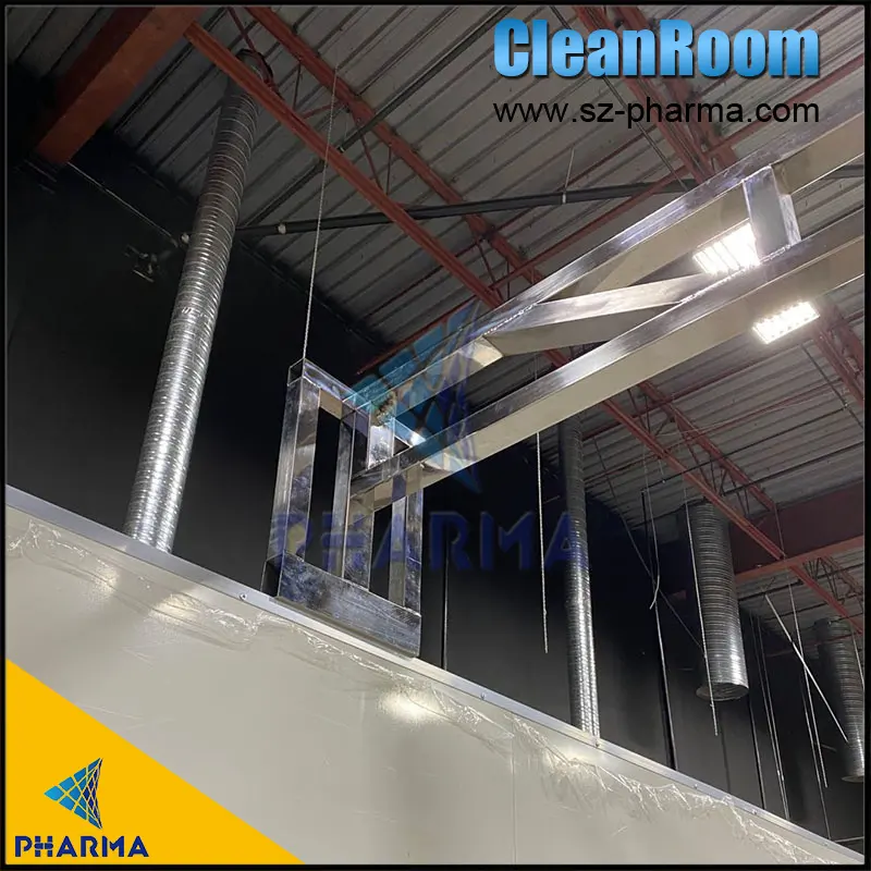 Sala limpia con diferentes niveles de limpieza Taller GMP 5