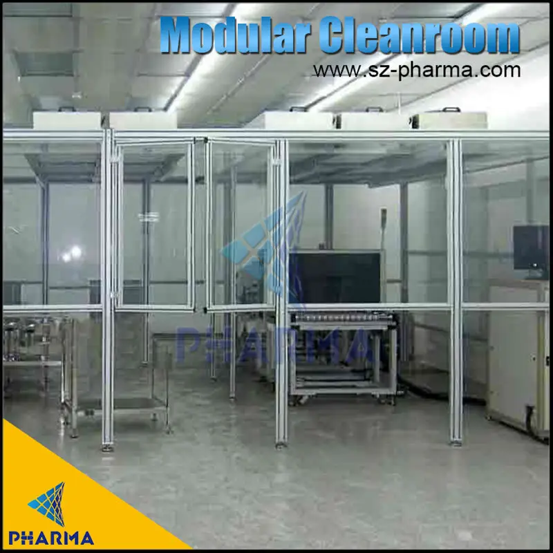 Portable adapté aux besoins du client par salle blanche modulaire de la classe 100 d'usine électronique 3