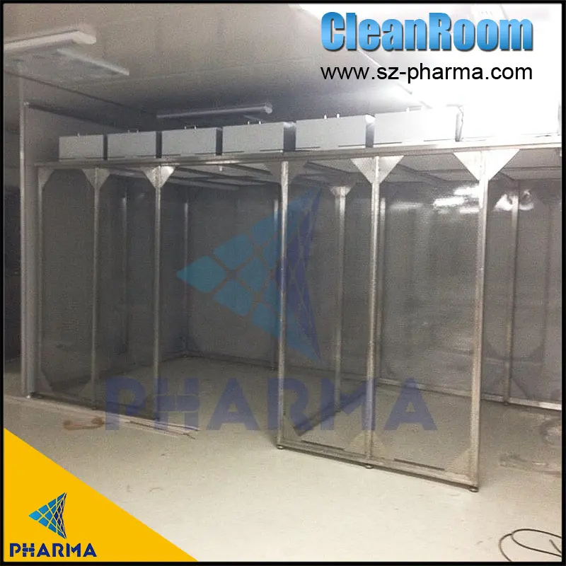 Bewegliche Laminar-Flow-Hauben-Reinigungskabine mit Rad 4