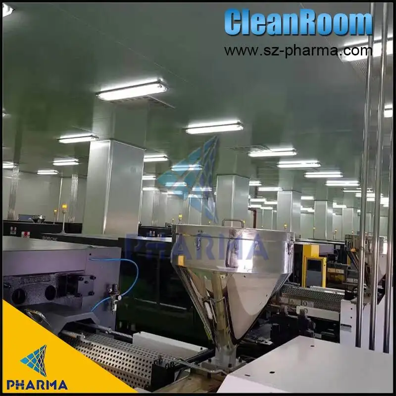 Customized GMP ISO8 class 100000 laminar flow clean rooms 2