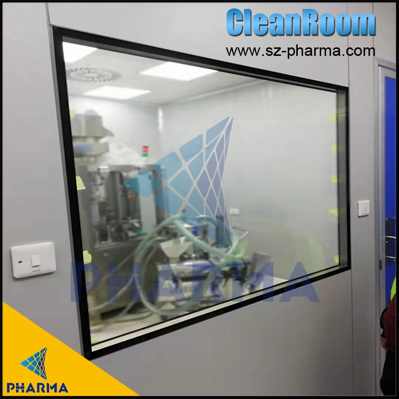Sala profissional do isolamento da sala da pressão negativa da classe 1000 da construção 1