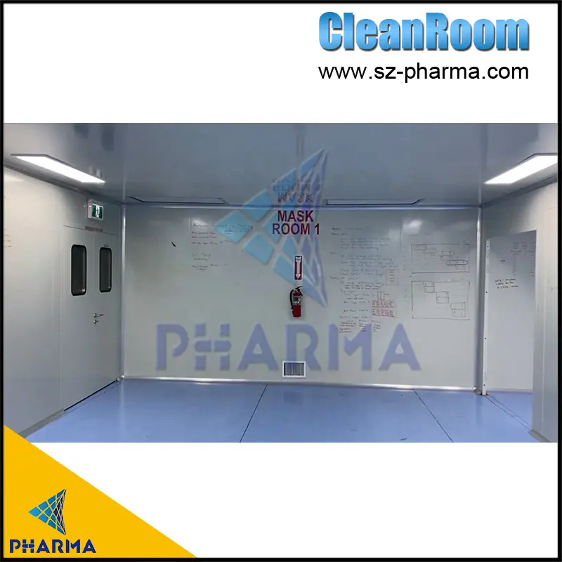 Sala desinfetada modular dura do painel de parede do tipo sanduíche do chuveiro de ar do ISO 7 5